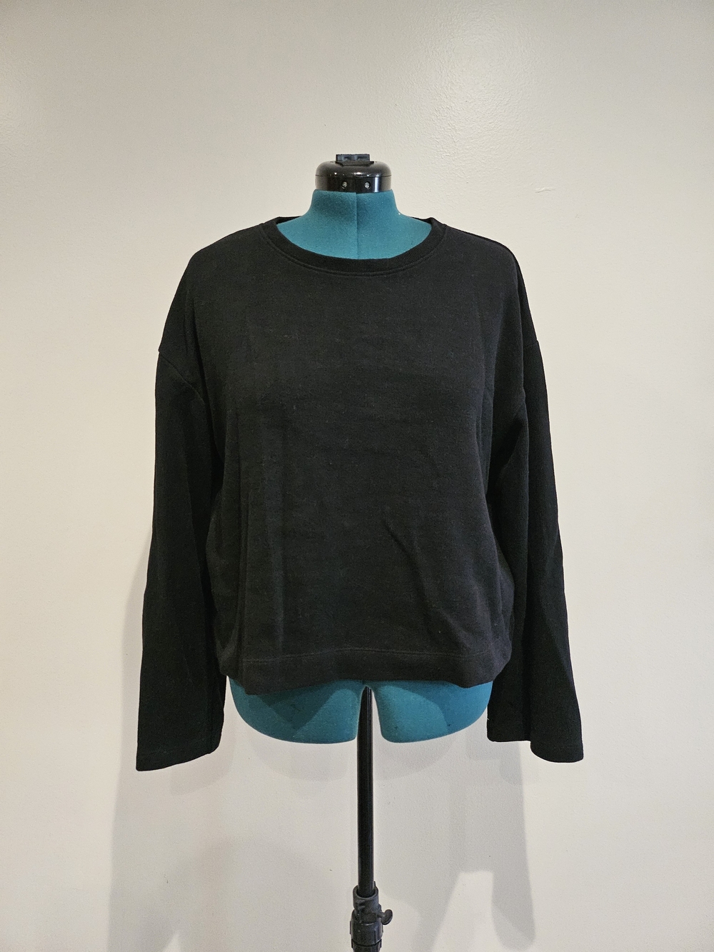 Classic Black Women's Crewneck Sweater